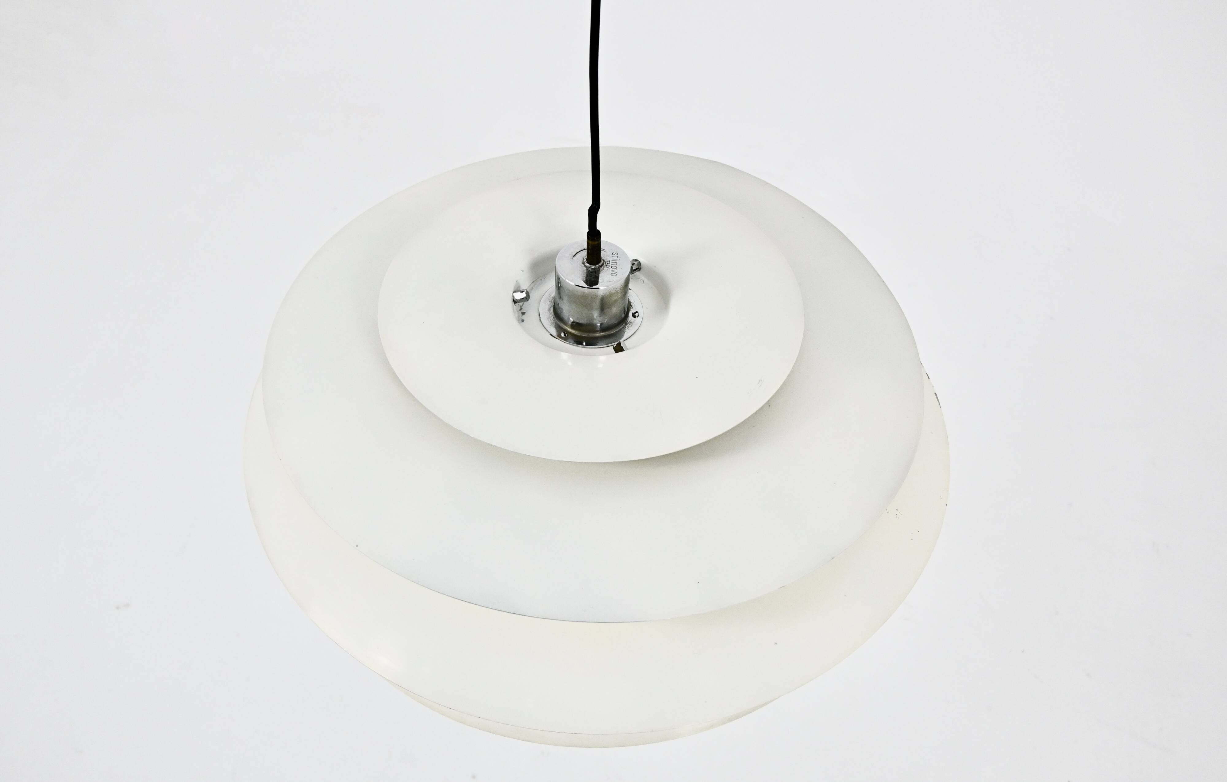 Pendant lamp model 1262 by Stilnovo, 1960s