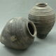 Lots of two large African "vases", artidirty manufacture of Ghana