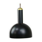 Suspension vintage noir et laiton