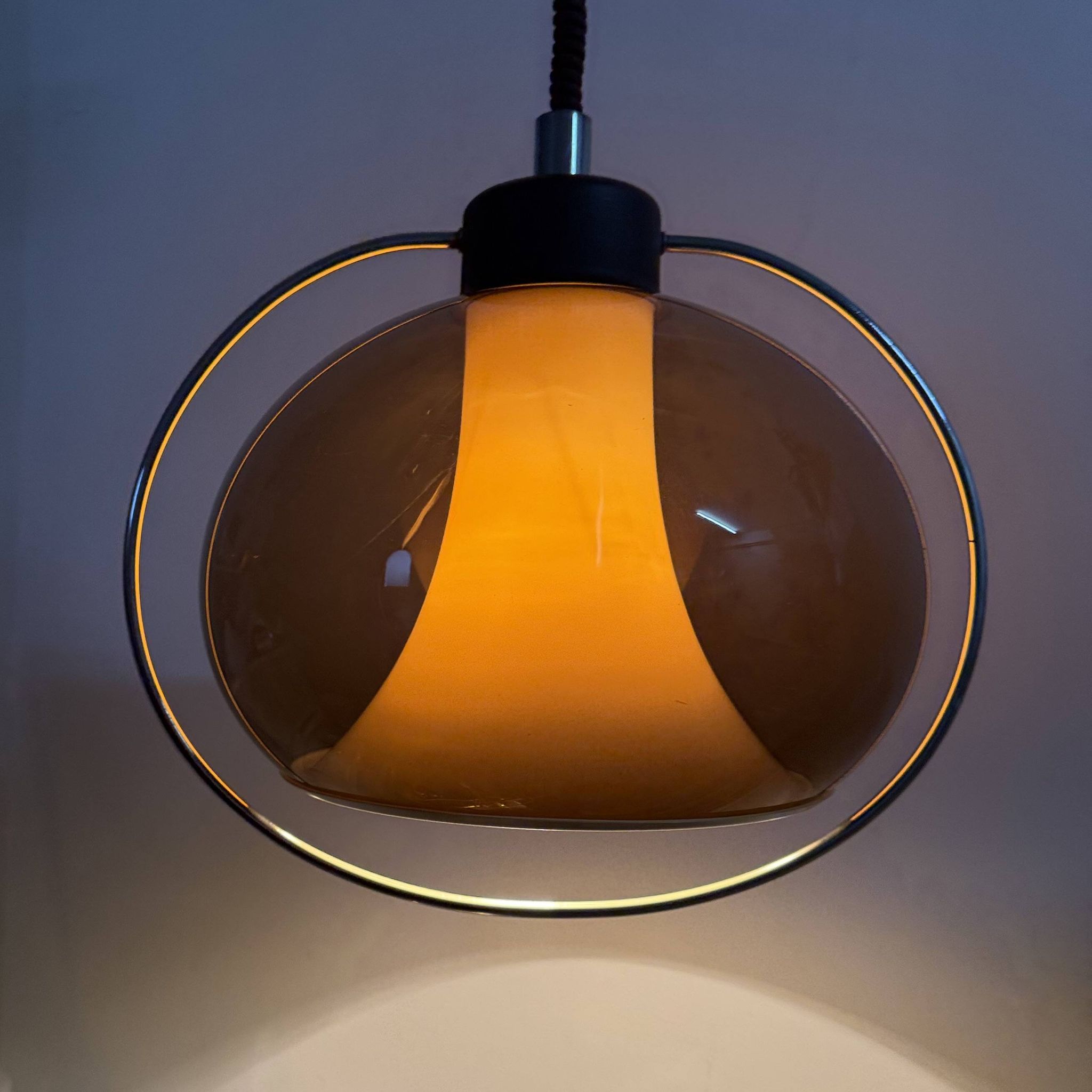 Space age hanging lamp , 1970s