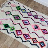 Handmade wool Berber rug 176 X 120 CM