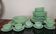 Rare 1950s Fire-King Jadeite "Jane Ray" Dinner & Coffee Service - 32-Pieces