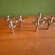 Two vintage BMF candlesticks in boxes.
