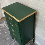 Refurbished wooden chest of drawers