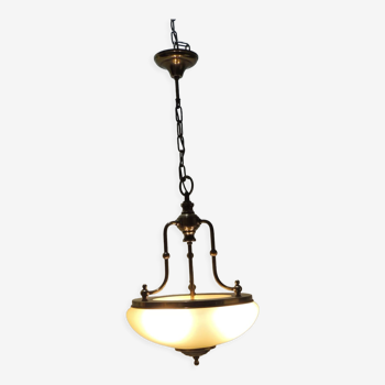 Glass and brass / vintage suspension