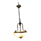 Glass and brass / vintage suspension