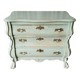 Commode galbée patinée