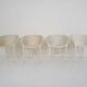 Set of 4 "Soft Egg" chairs by Philippe Starck for Driade, Italy