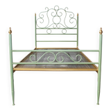 Wrought iron bed, Italy, 1960s.