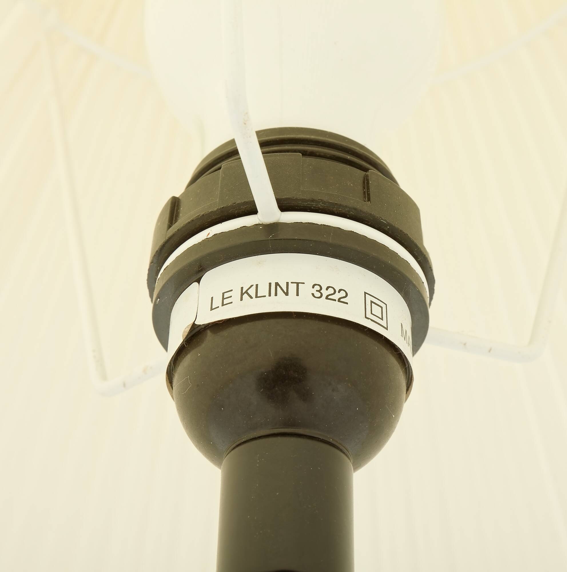 Vintage Le Klint floor lamp model 322 by Michael Bang, Denmark 1980s