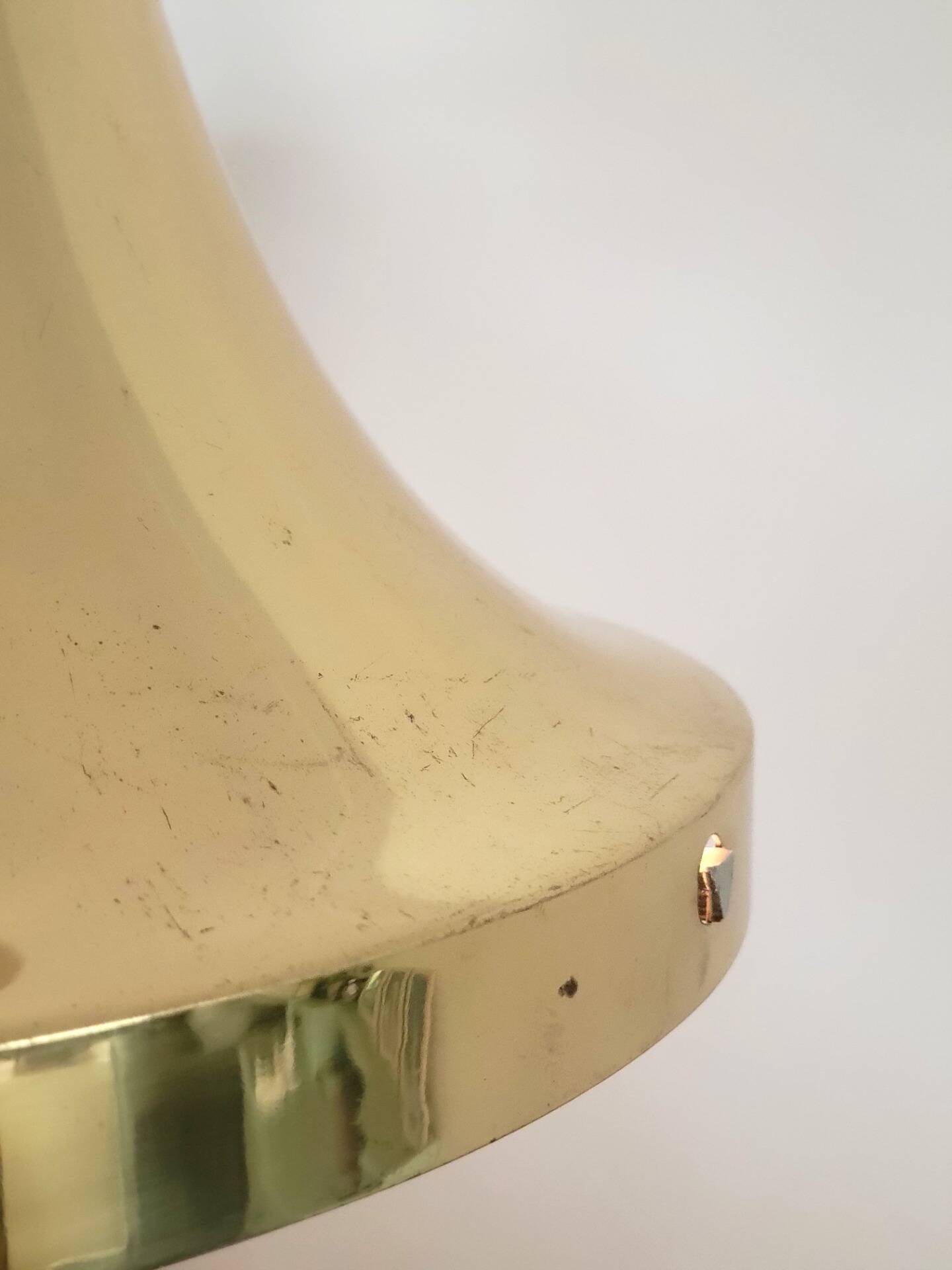 Vintage brass hanging lamp by Hans Agne Jakobsson model T 598