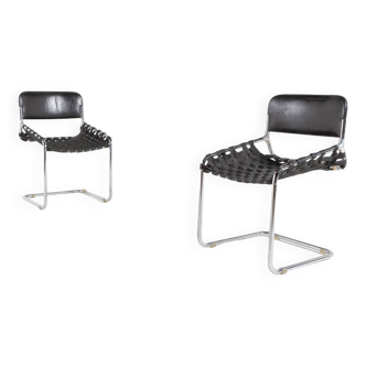 Italian Modern set of 2 lounge chair, 1970’s