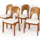 Set of 4 Koefoed Morten chairs 'Vinderup' - danish design teak