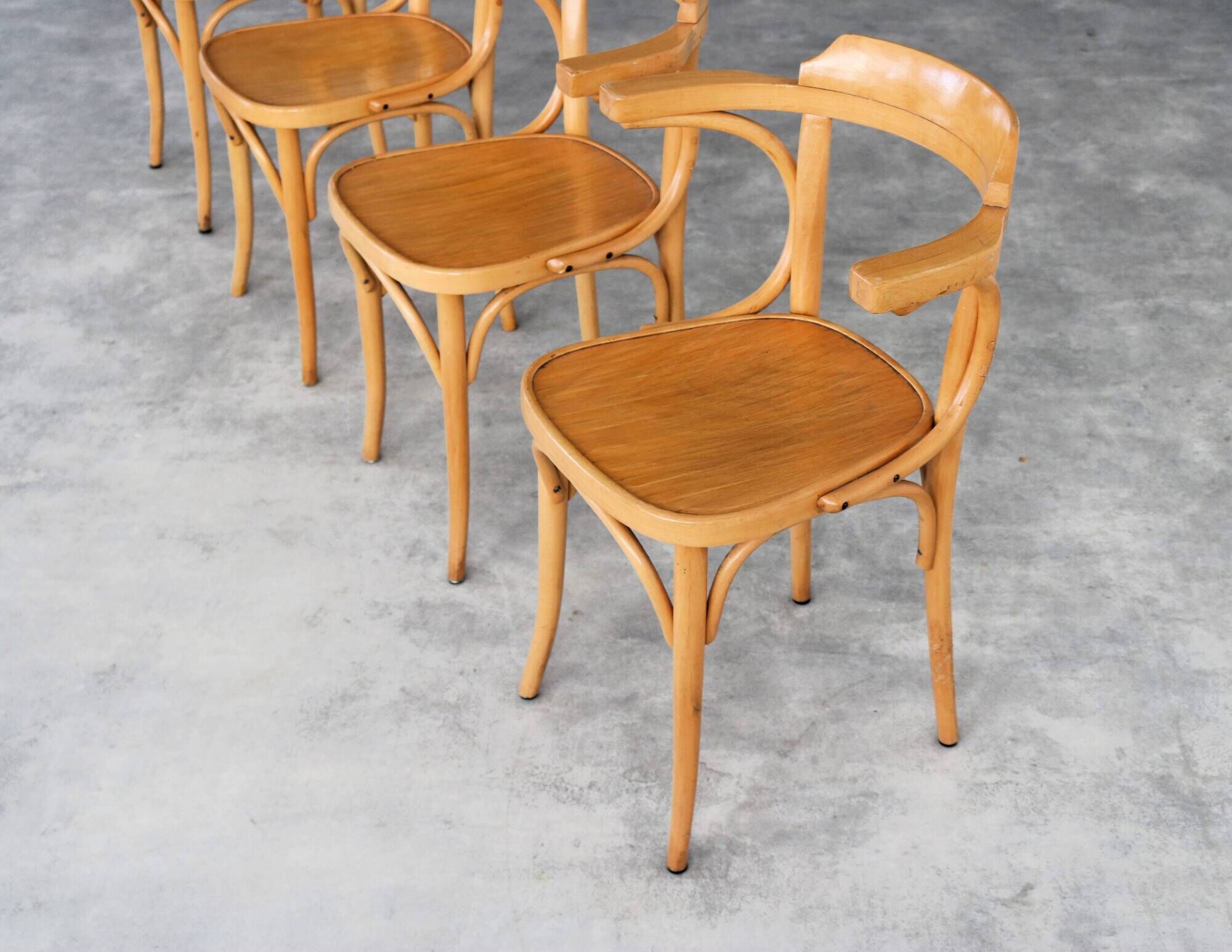 Vintage dining chairs | chairs | 1960s | Thonet style