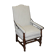 Fauteuil à crémaillère d'époque Louis XIV en noyer