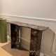 Console in red rosso levanto marble