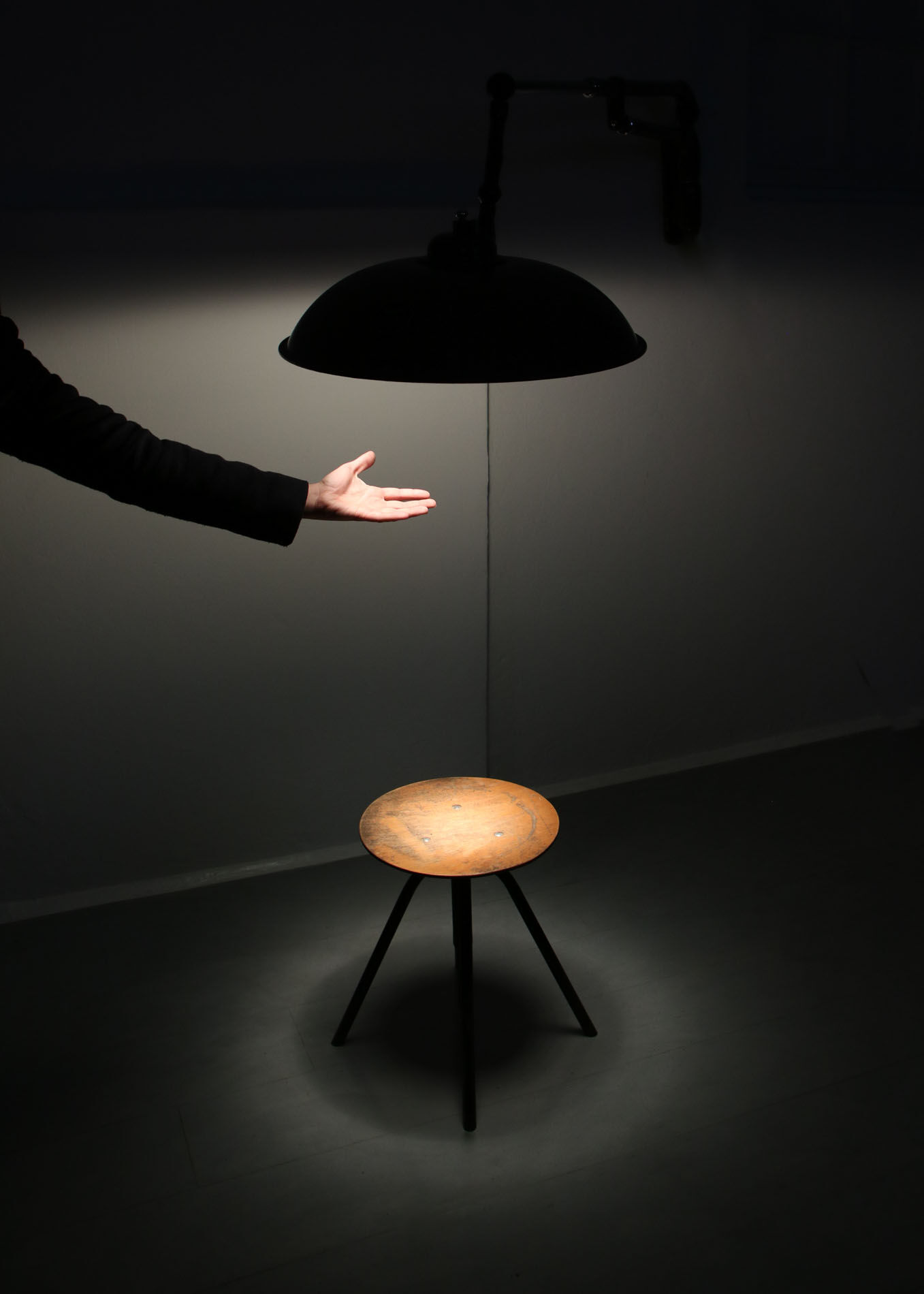 Industrial wall lamp from Emda, 1920s