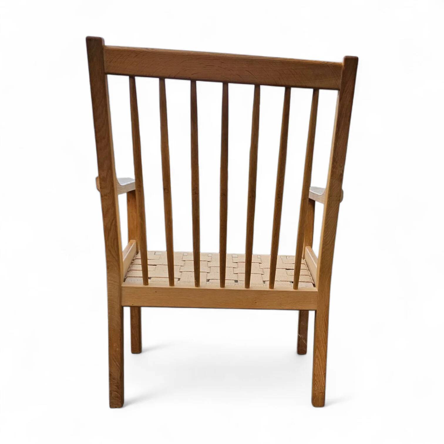 Danish spindle arm chair 1960s