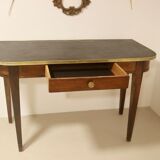 Console or half-moon desk with drawer