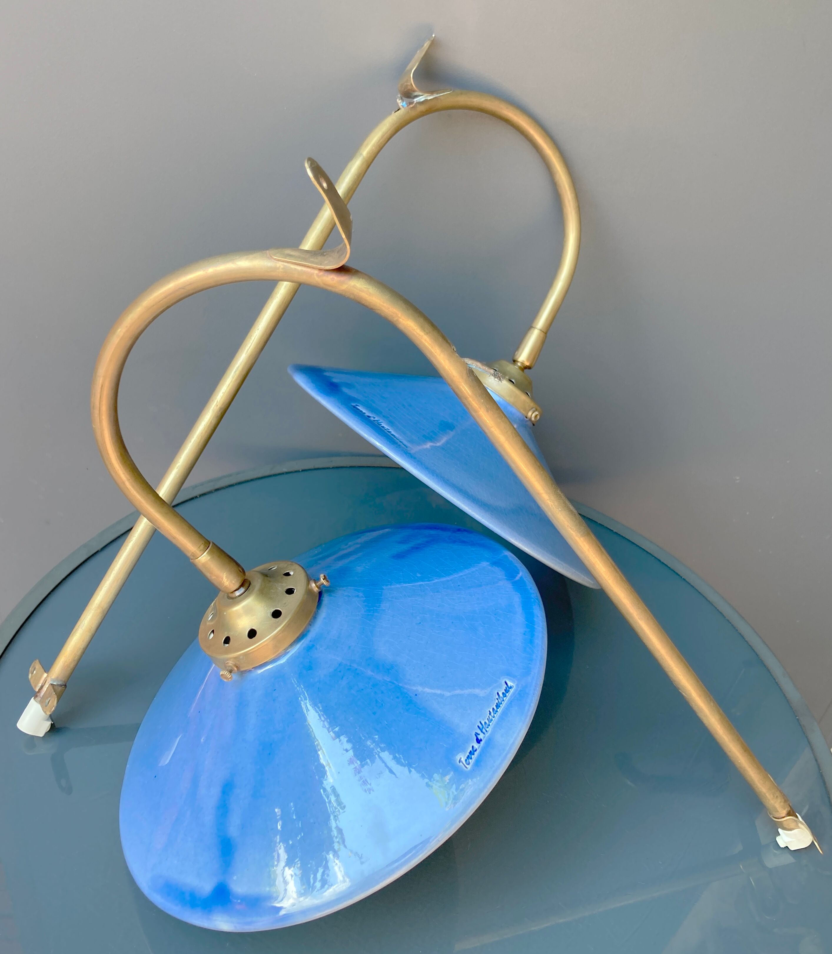 ceramic wall lamps Terres d'Hautaniboul