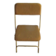 70's folding chair in velvet