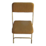 70's folding chair in velvet