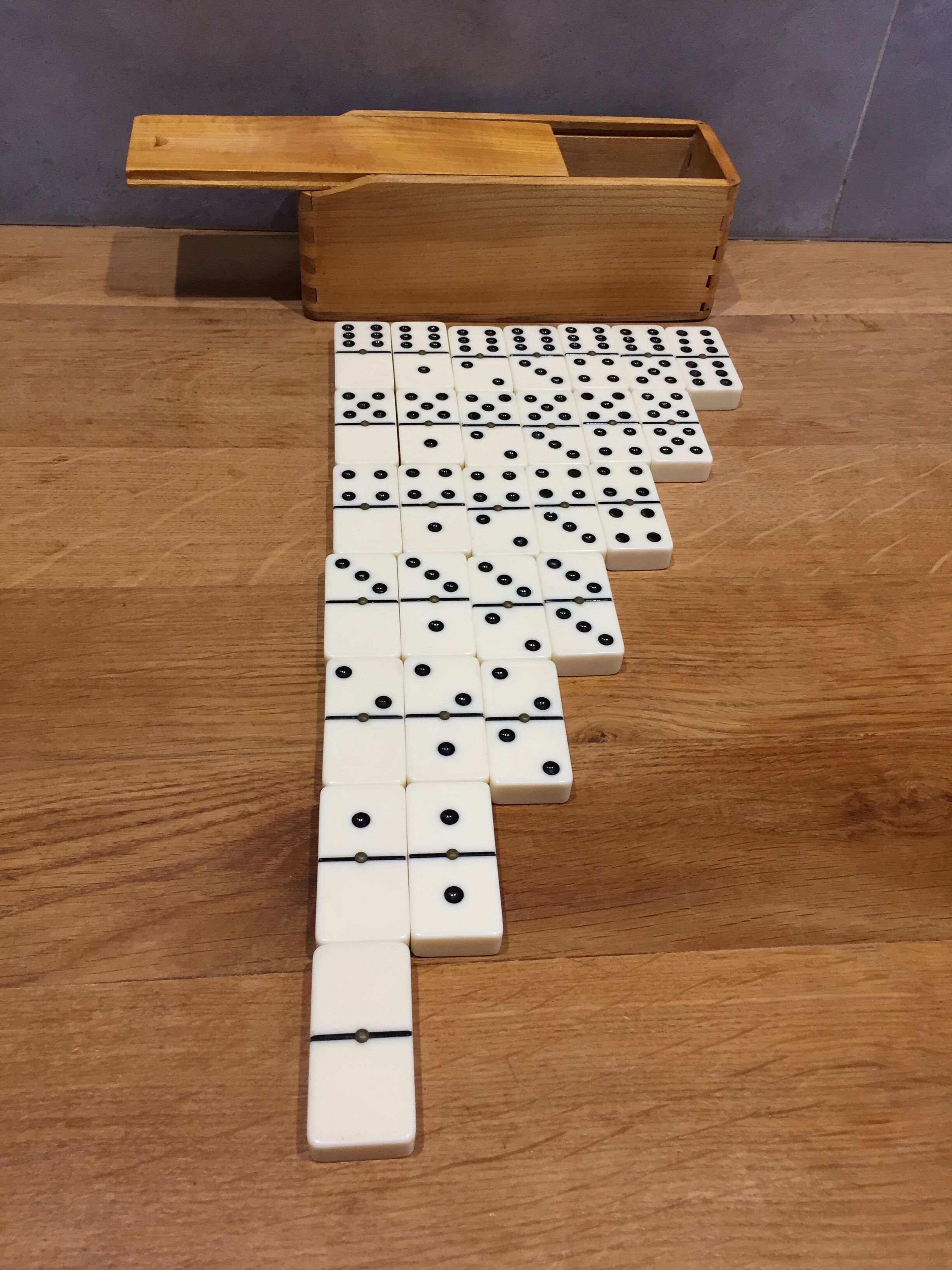 Ancient dominos game in bakelite
