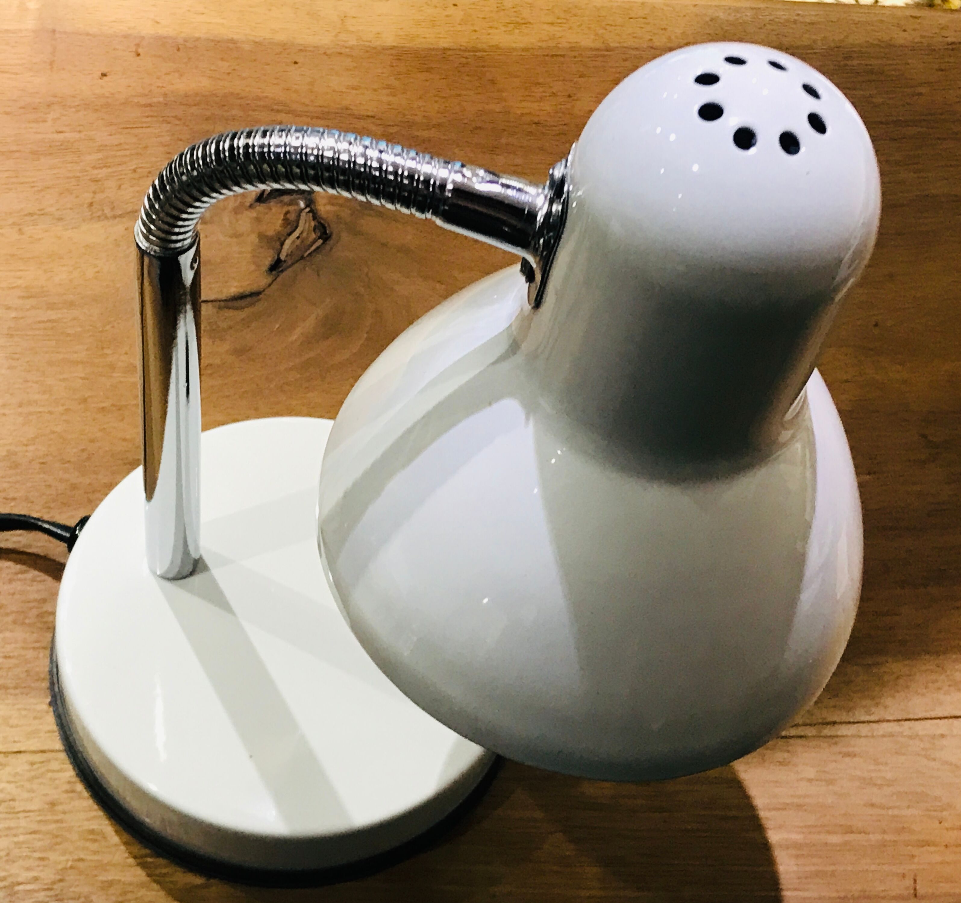 Vintage metal and chrome lamp