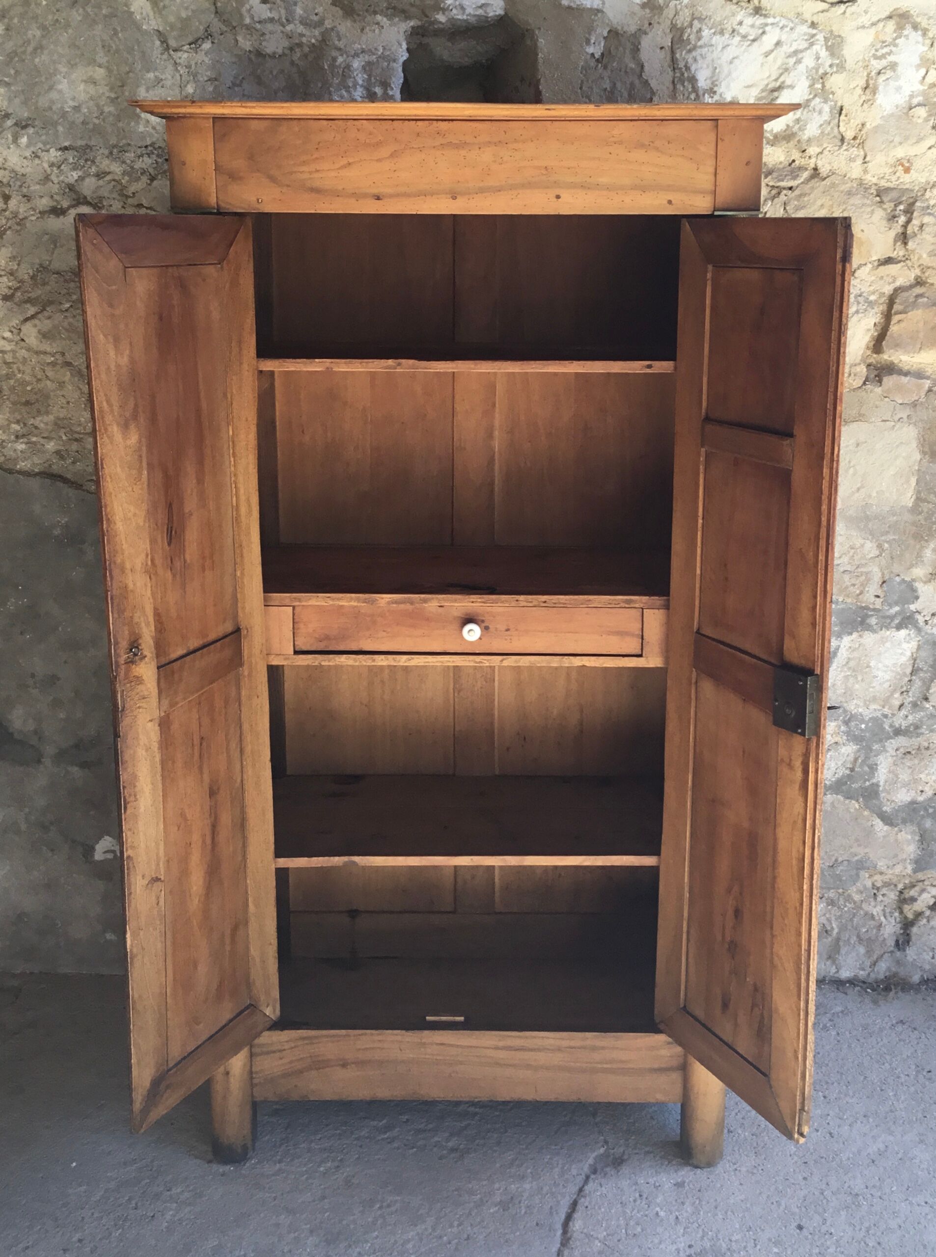 Empire cabinet with bronze ornamented columns