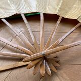 Rattan fan