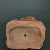 Virgin and Child in terracotta 19th century modeling