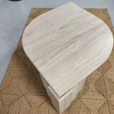 80s travertine coffee table