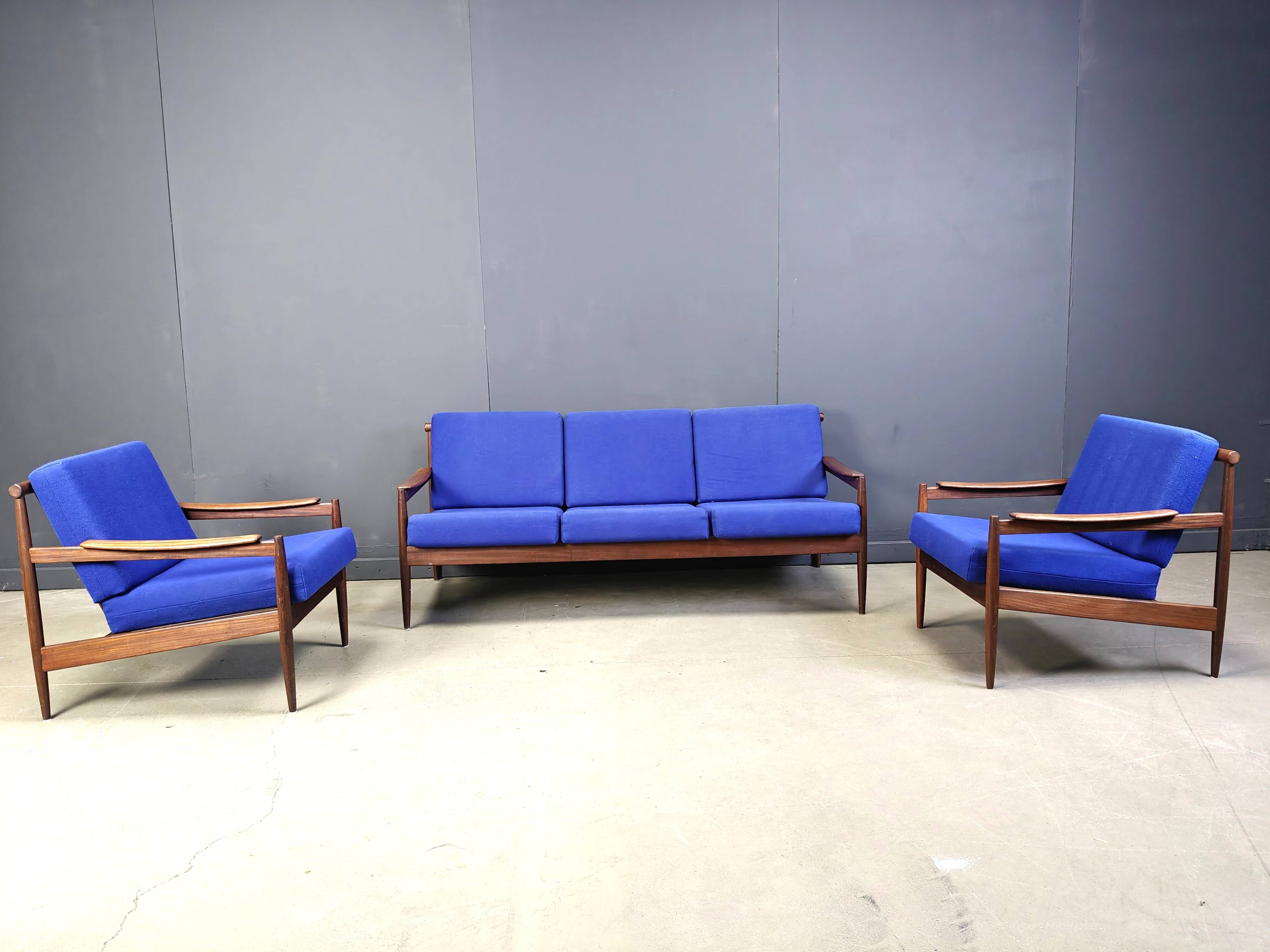 Ensemble de canapés scandinaves du milieu du siècle, années 1960