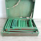 Vintage suitcase camping set