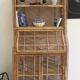 Rattan and woven wicker library