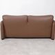 Set of Cassina Maralunga 2 seaters in mocca leather