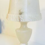 70s natural alabaster lamp