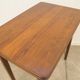 Mid-century walnut coffee table, wooden living room table, 1950s
