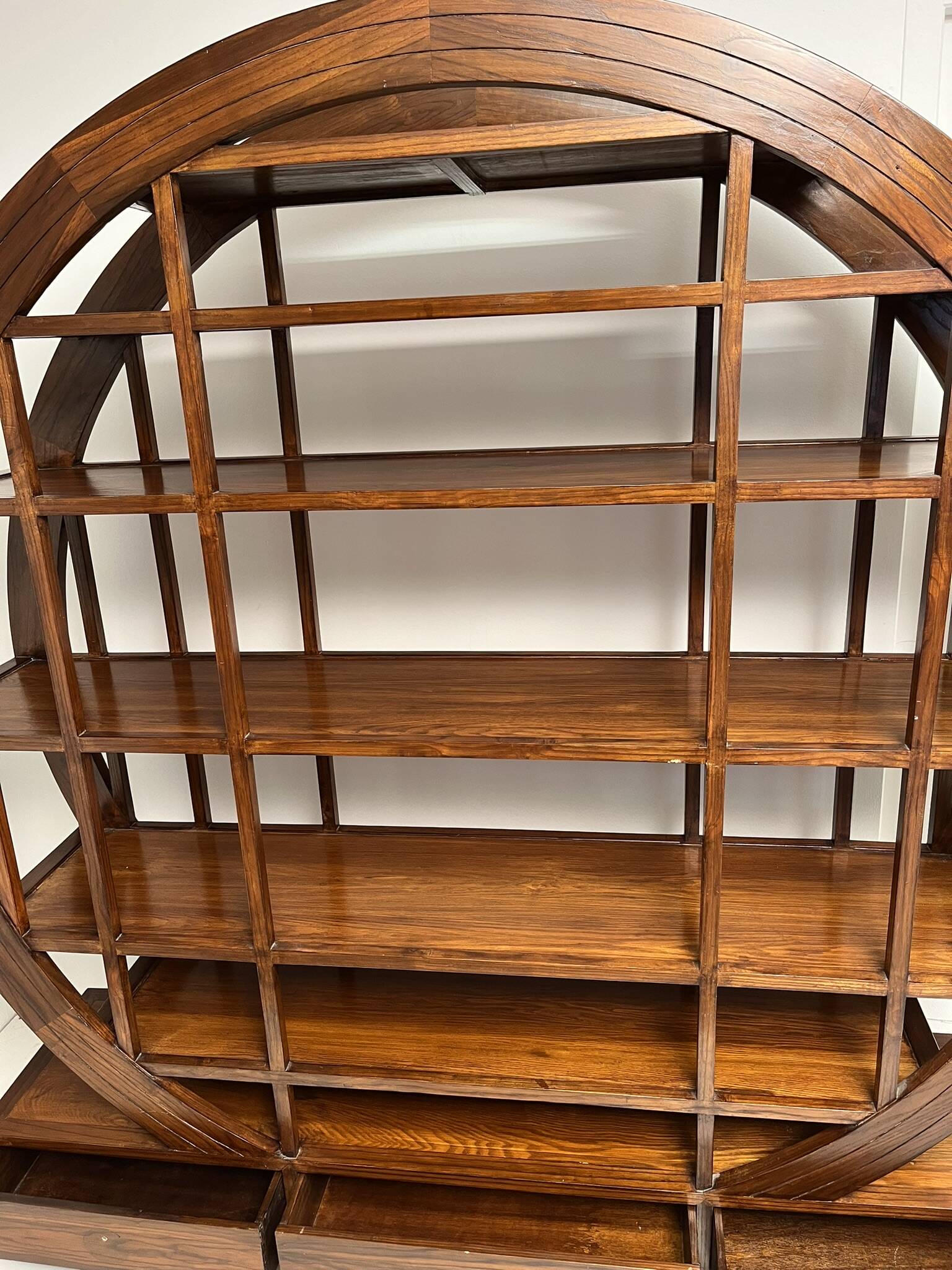 Bibliothèque en teck Asiatique vintage