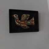 Plaque , ceramic roland zobel , the cyclades , anduze