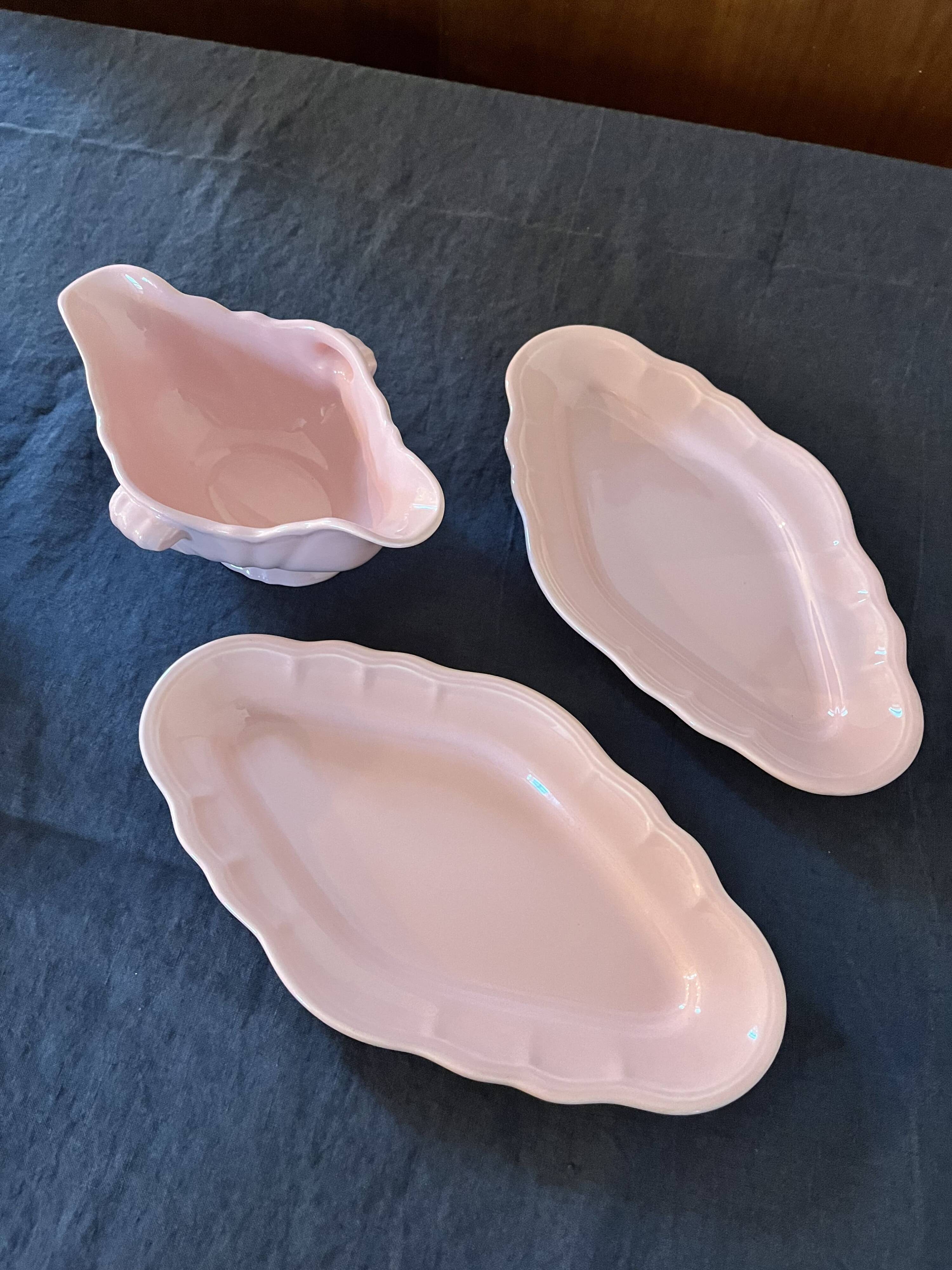 Salins 38 Piece Pink Dinnerware Set