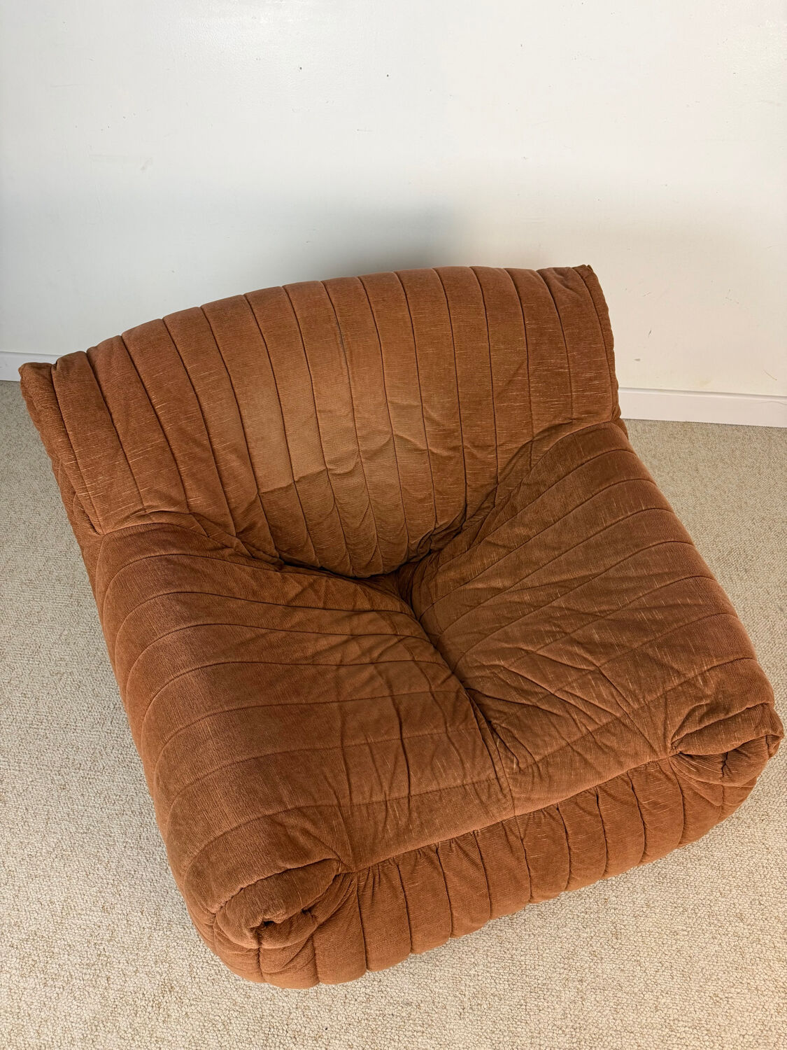 Armchair Annie Hiéronimus – Cinna – Brown corduroy – 1970s