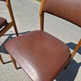 Set of 4 vintage Scandinavian chairs