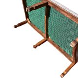 Complete living room set with chaise longue and 3 armchairs: Directoire or Empire style