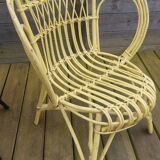 Duo de fauteuils en rotin