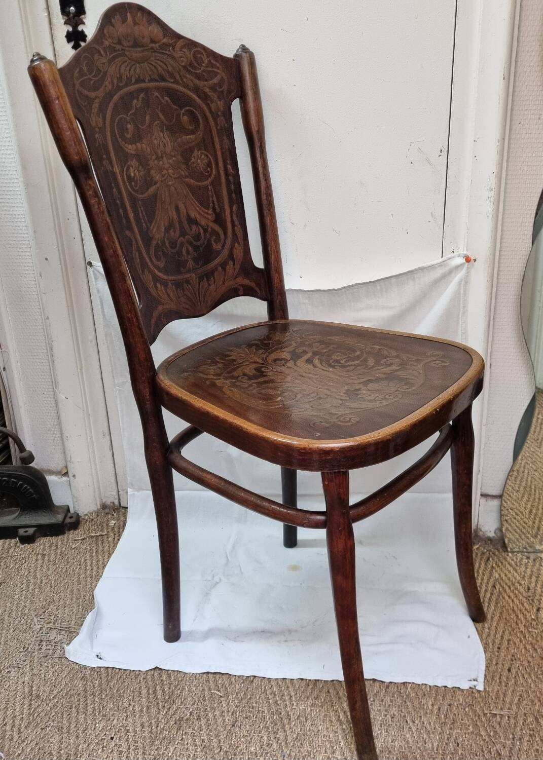 Chaise N°67 de j.Kohn, Autriche, fin 19ème
