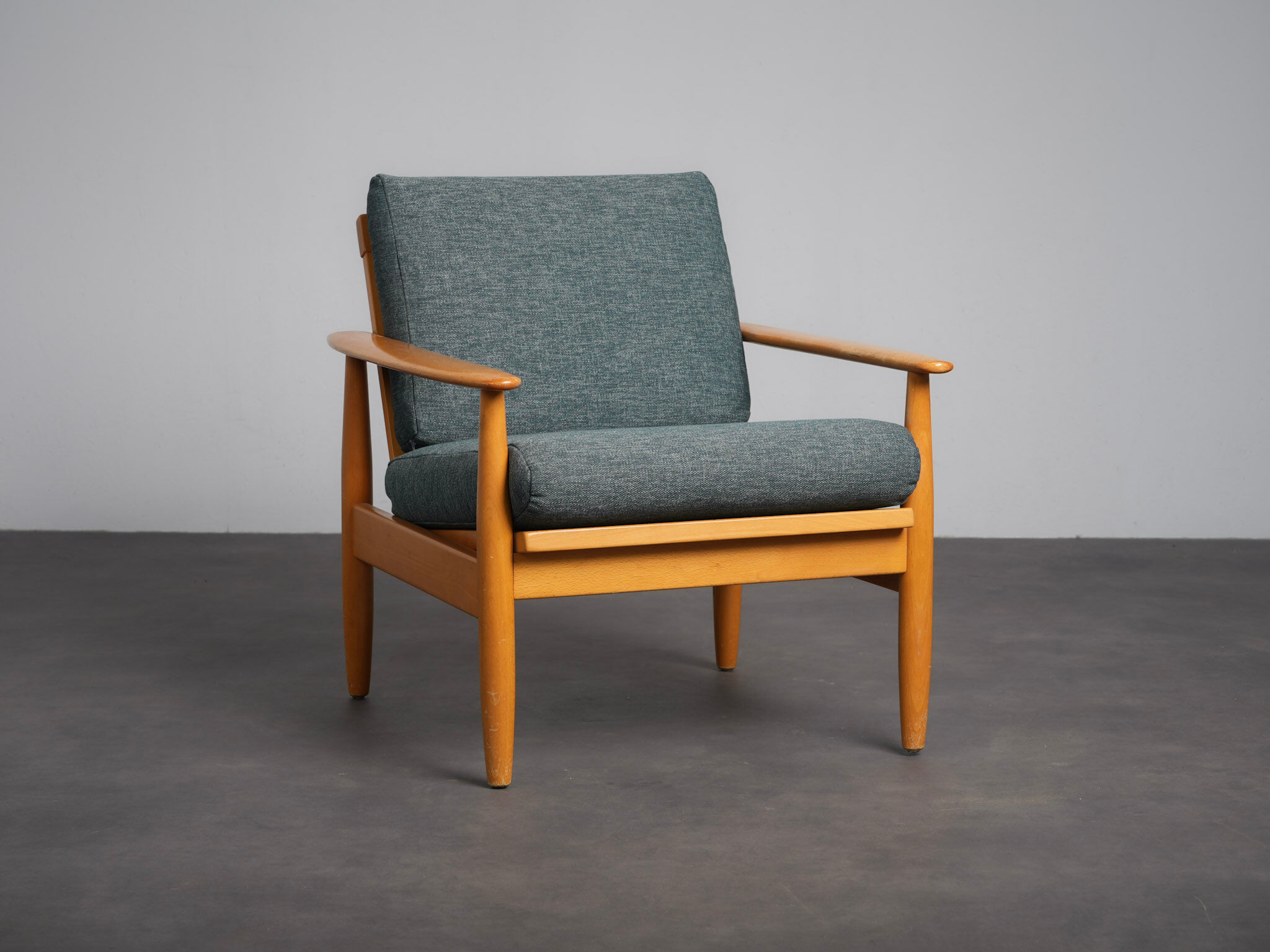 Chaise longue moderne scandinave, Danemark, années 1970