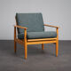 Chaise longue moderne scandinave, Danemark, années 1970