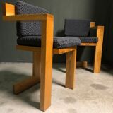 2 x Rietveld 'Steltman' chairs