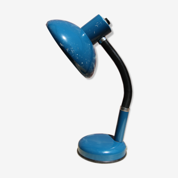 70's blue NARVA VEB desk lamp